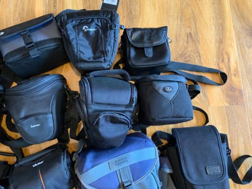 30 Camera bags/cases bulk Job Lowepro, Canon, Fujifilm, Sony etc. - Image 3