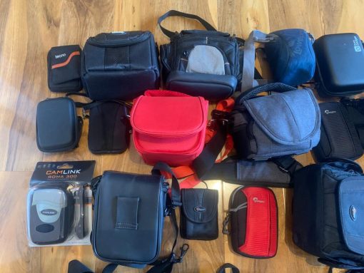 60 Camera bags/cases bulk Job Lowepro, Canon, Nikon, Lumix etc. - Image 2