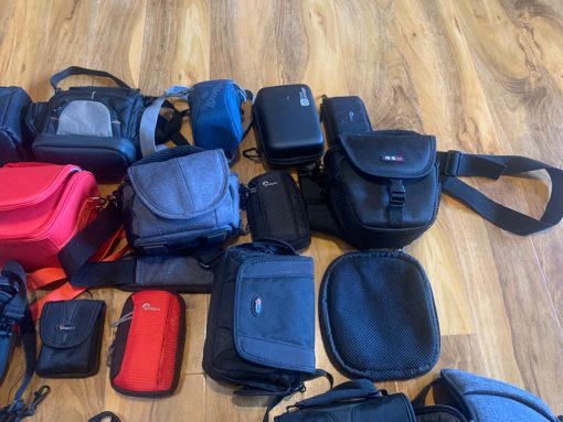 60 Camera bags/cases bulk Job Lowepro, Canon, Nikon, Lumix etc. - Image 3