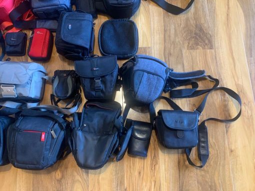 60 Camera bags/cases bulk Job Lowepro, Canon, Nikon, Lumix etc. - Image 4