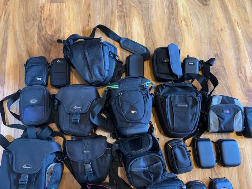 60 Camera bags/cases bulk Job Lowepro, Canon, Nikon, Lumix etc. - Image 7