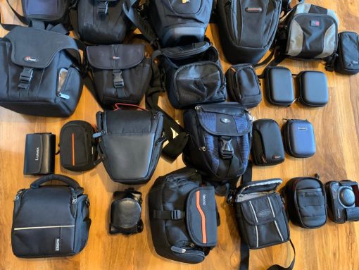 60 Camera bags/cases bulk Job Lowepro, Canon, Nikon, Lumix etc. - Image 8