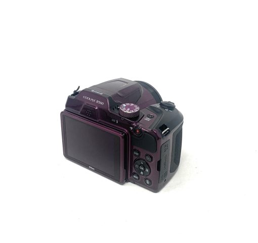 Nikon B500 Coolpix Bridge Camera – Plum - Image 4