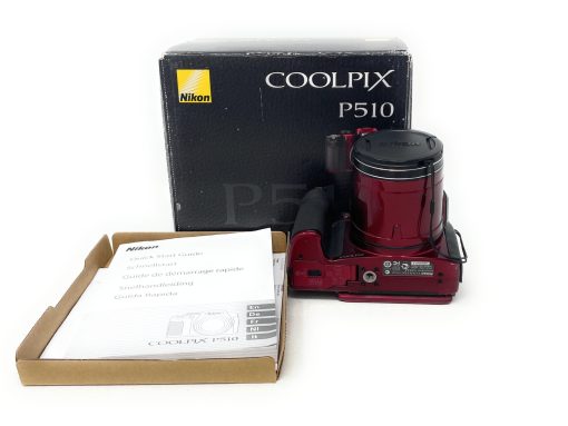 Nikon COOLPIX P510 Compact Digital Camera Red - Image 5