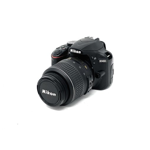 Nikon D3400 DSLR Camera with 18-55mm f/3.5-5.6G VR Lens – Black