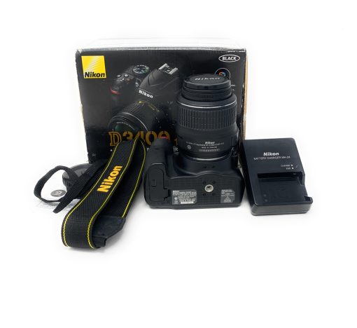 Nikon D3400 DSLR Camera with 18-55mm f/3.5-5.6G VR Lens – Black - Image 5