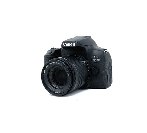 Canon EOS 850D DSLR with EF-S 18-55mm f/4-5.6 IS STM