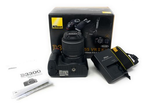 Nikon D3300 DSLR Camera with 18-55mm VR II Lens – Black - Image 5