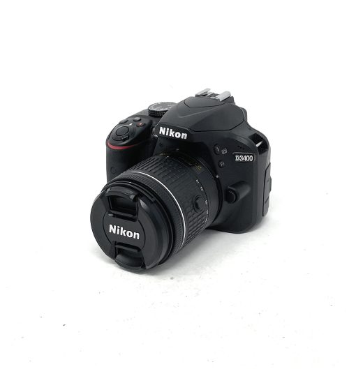 Nikon D3400 DSLR Camera with 18-55mm f/3.5-5.6G VR Lens – Black