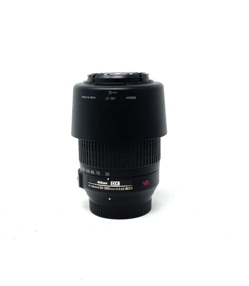 Nikon 55-200MM F/4-5.6 AF-S VR DX Black Lens