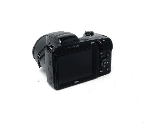 Nikon Coolpix L340 Bridge Camera – Black - Image 3