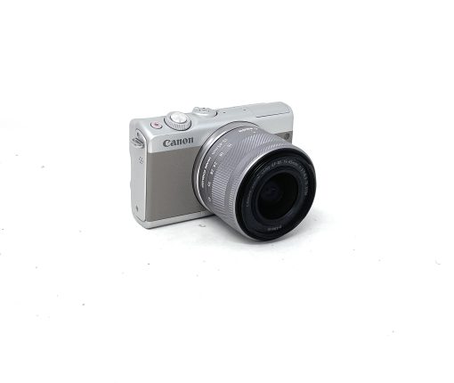 Canon EOS M100 with EF-M 15-45mm Lens Silver - Image 2