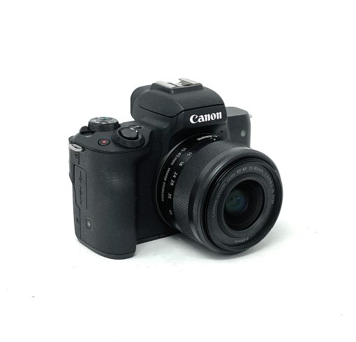 Canon EOS M50 Compact System Camera Body with EF-M 15-45mm f/3.5-6.3 IS STM Lens – Black - Image 2