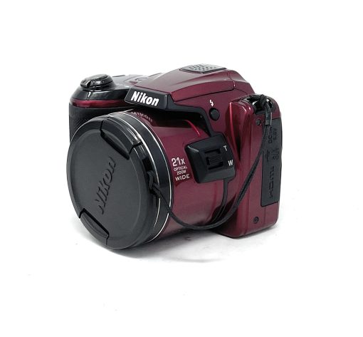 Nikon Coolpix L120 Digital Camera Red