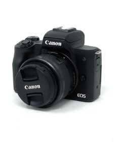 Canon EOS M50 Compact System Camera Body with EF-M 15-45mm f/3.5-6.3 IS STM Lens – Black