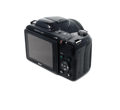 Nikon Coolpix L340 Bridge Camera – Black - Image 4