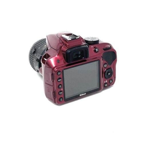 Nikon Nikon D3300 Digital SLR Camera – AF-P 18-55VR Lens Kit – Red - Image 3