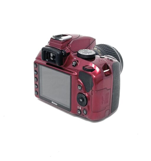 Nikon Nikon D3300 Digital SLR Camera – AF-P 18-55VR Lens Kit – Red - Image 4