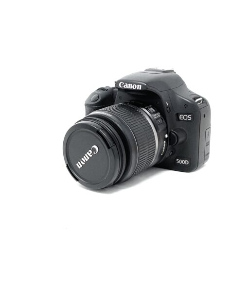 Canon 500D DSLR Camera with EF-S 18-55 mm IS Lens – Black