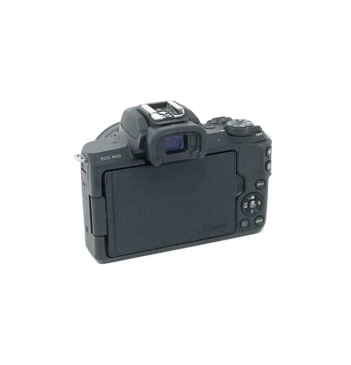 Canon EOS M50 Compact System Camera Body with EF-M 15-45mm f/3.5-6.3 IS STM Lens – Black - Image 2