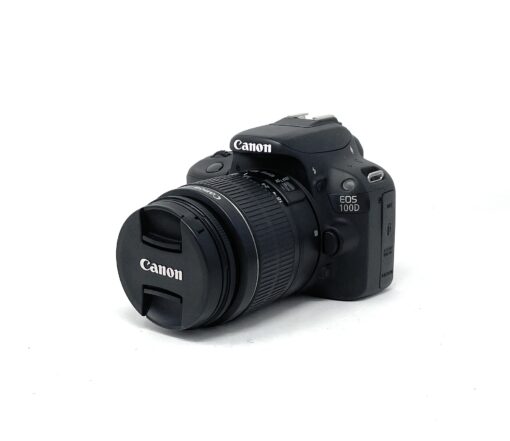 Canon EOS 100D DSLR Camera with EF-S 18-55mm III Lens – Black