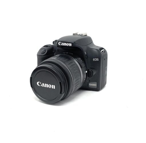 Canon 1000D DSLR Camera with EF-S 18-55mm IS f/3.5-5.6 Lens – Black