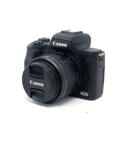 Canon EOS M50 Mark II DSLR Camera with EF-M 15-45mm 1:3.5-6.3 IS STM – Black