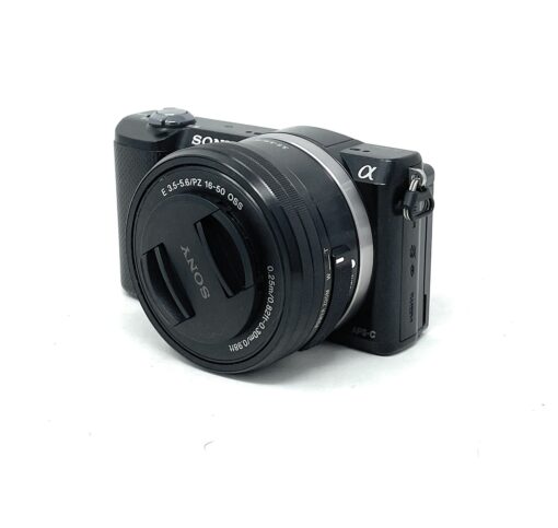 Sony A5000 Mirrorless Camera with SEL-1650 Lens – Black