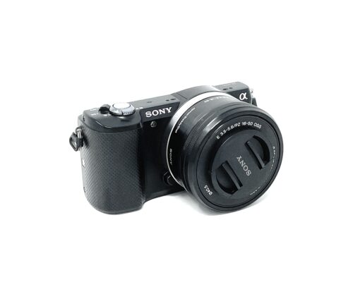Sony A5000 Mirrorless Camera with SEL-1650 Lens – Black - Image 2