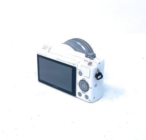 Sony A5000 Mirrorles Camera with SELP1650 – White - Image 4