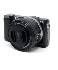 Sony A5000 Mirrorless Camera with SEL-1650 Lens – Black