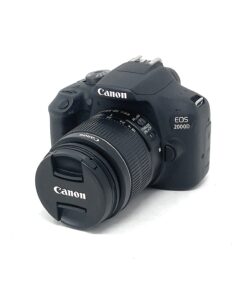 Canon 2000D DSLR Camera EF-S 18-55 mm f/3.5-5.6 IS II – Black