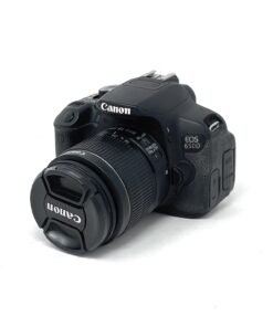 Canon EOS 650D DSLR Camera with 18-55mm f/3.5-5.6 IS II Lens – Black