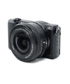 Sony A5100 Mirrorless Camera with SELP1650 Lens – Black