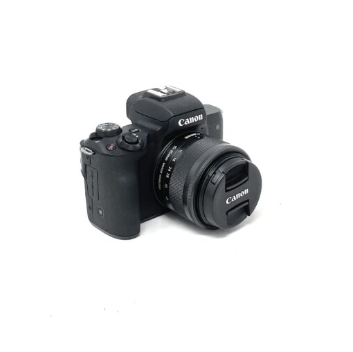 Canon EOS M50 Mark II DSLR Camera with EF-M 15-45mm 1:3.5-6.3 IS STM – Black - Image 2