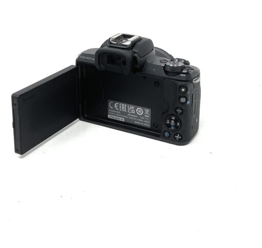Canon EOS M50 Mark II DSLR Camera with EF-M 15-45mm 1:3.5-6.3 IS STM – Black - Image 3