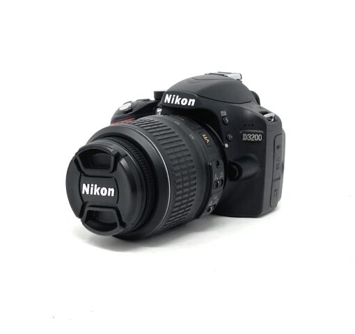 Nikon D3200 DSLR Camera with 18-55mm VR Lens – Black