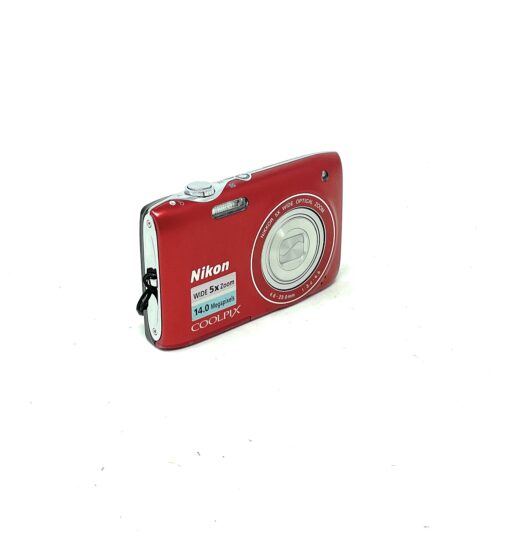 Nikon COOLPIX S3100 Compact Digital Camera Red - Image 2