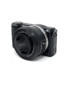 Sony A5000 Mirrorless Camera with SEL-1650 Lens – Black