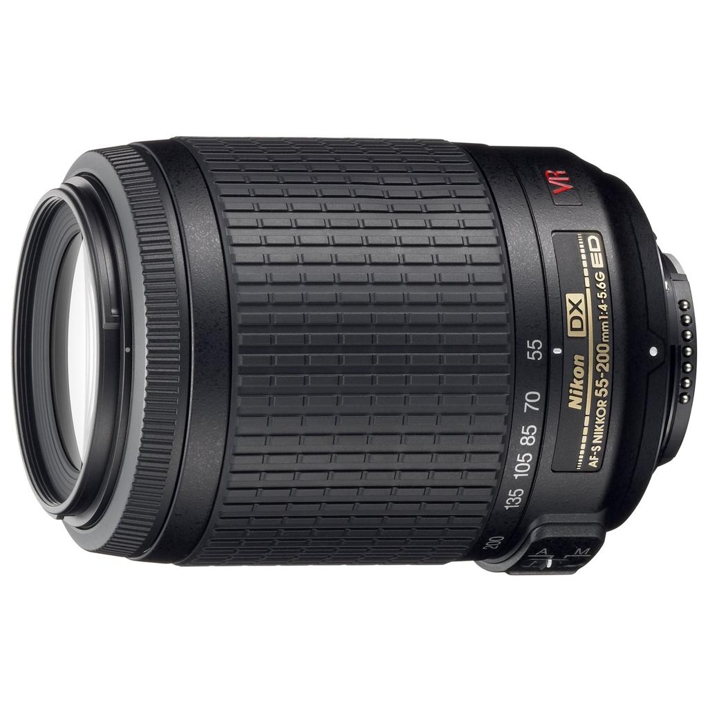 Nikon 55-200mm F/4-5.6 AF-S VR DX Black Lens