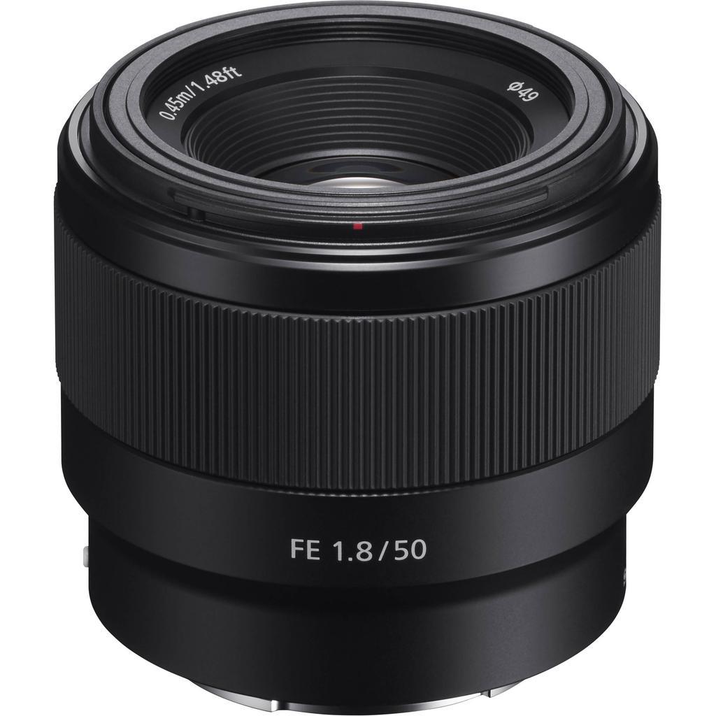 Sony SEL50F18F E Mount Full Frame 50 mm F1.8 Prime Lens