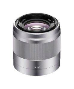Sony SEL50F18 E Mount APS-C 50 mm F1.8 Prime Lens Silver