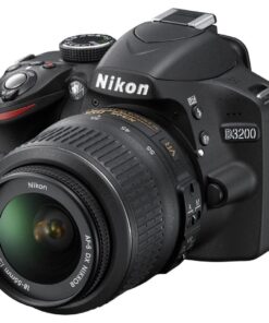 Nikon D3200 DSLR Camera with 18-55mm VR II Lens - Black