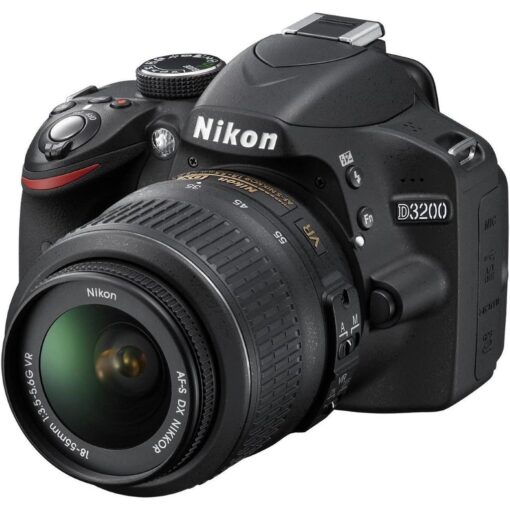 Nikon D3200 DSLR Camera with 18-55mm VR II Lens - Black