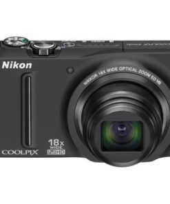 Nikon Coolpix S9100 Compact Camera Black